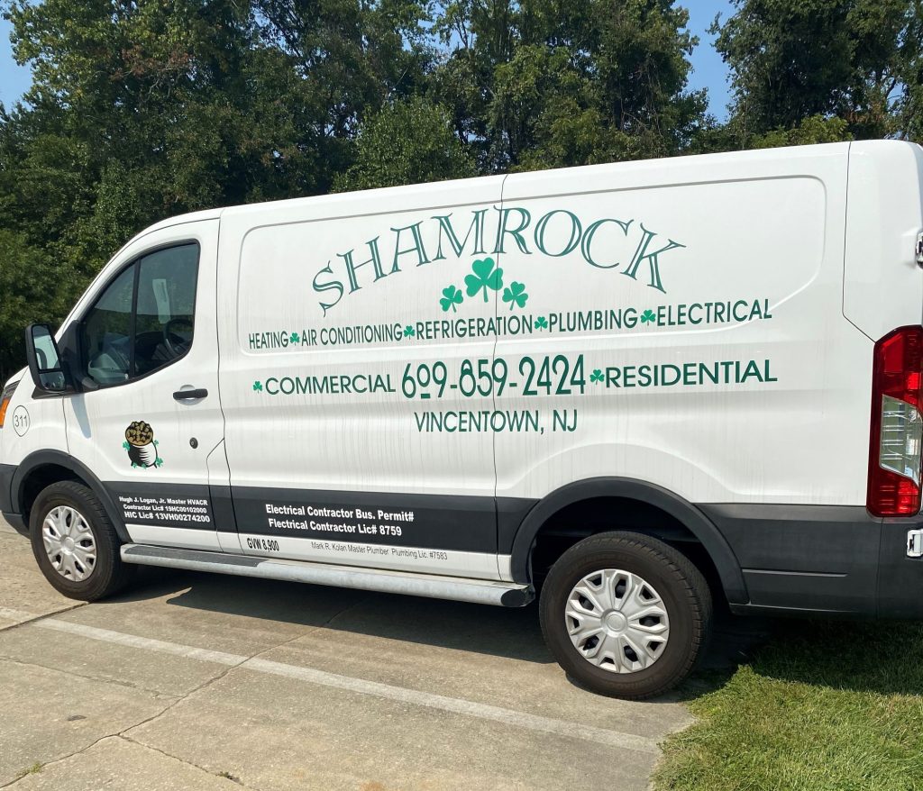 Shamrock HVAC truck